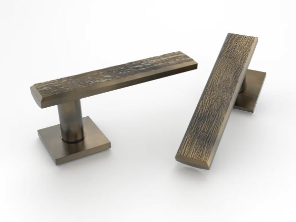 Дверные ручки на розетке Oliver Knights