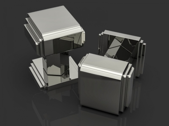 Квадратные дверные ручки-кнобы