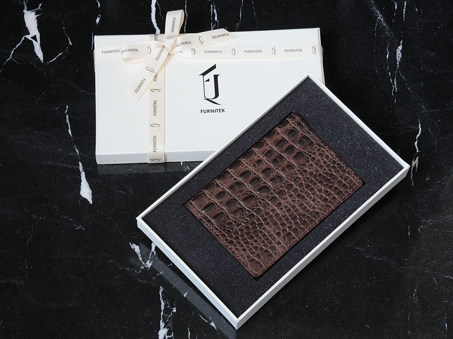 Обложка кожаная на паспорт FURNITEK модель FG-0201914 в подарочной коробке
