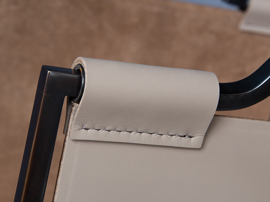 Подставка под сумки большая FG-12058БП чернёная полированная латунь