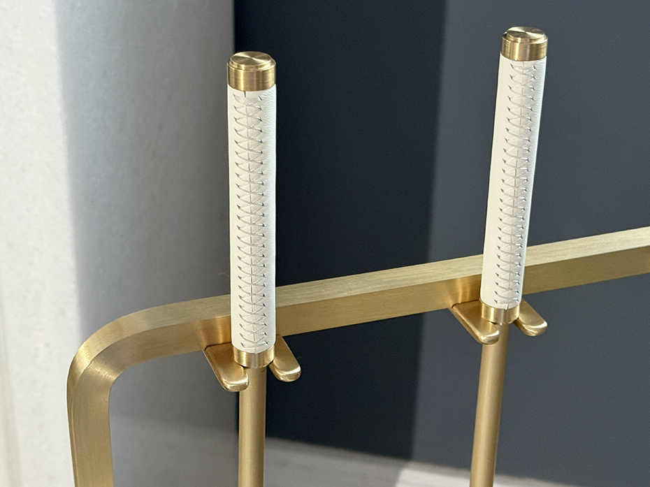 Каминный набор FURNITEK FG-05030 матовая латунь