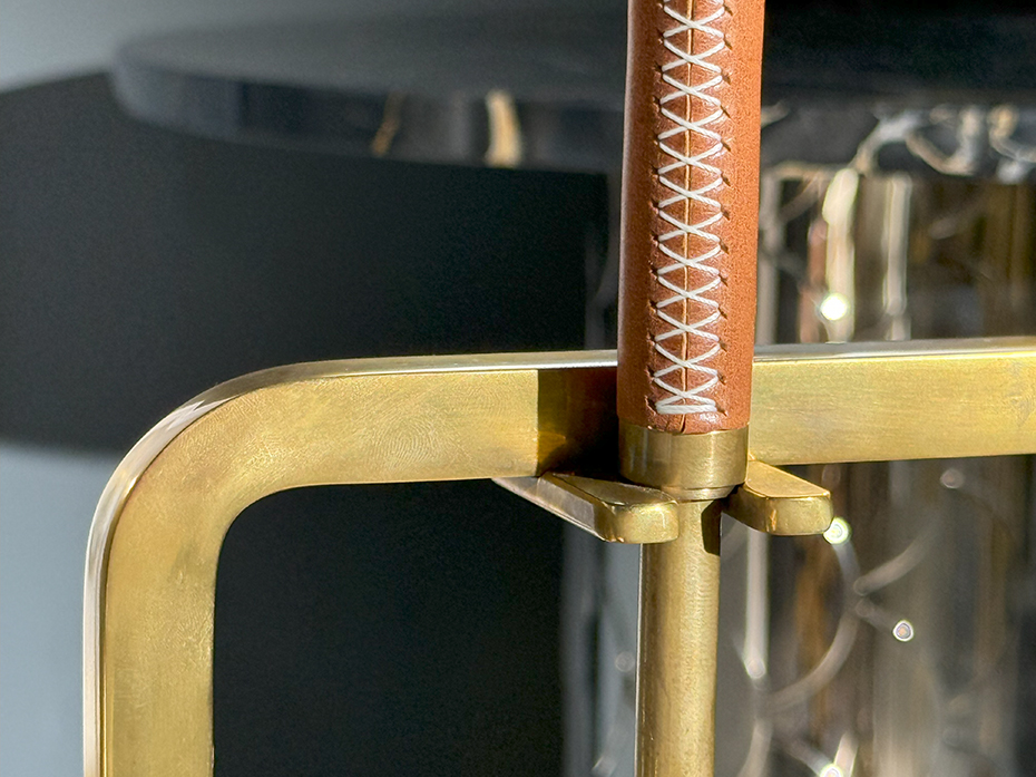 Каминный набор FURNITEK FG-05024 полированная латунь состаренная