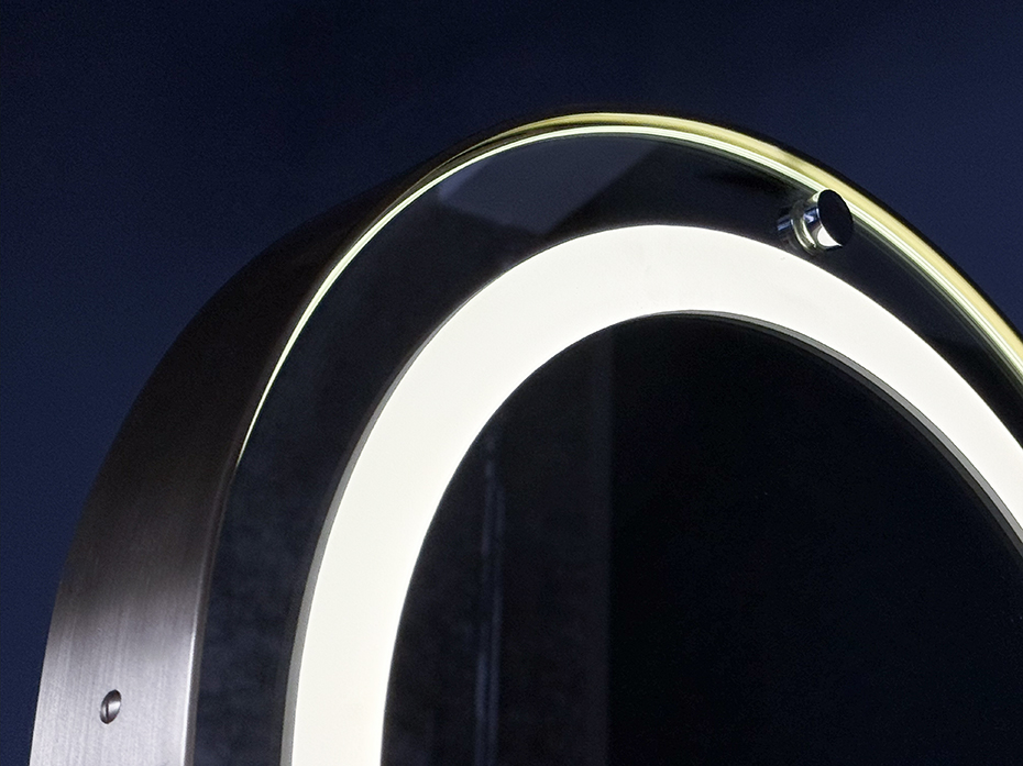 Зеркало напольное поворотное FURNTEK FG-10002026 матовая латунь