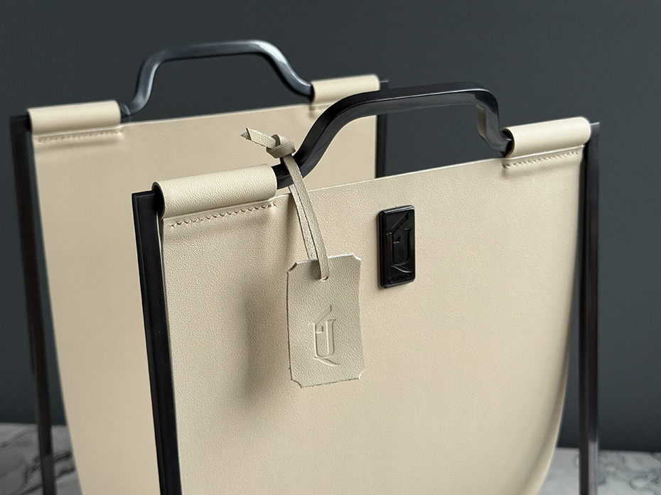 Подставка под сумки FG-190 чернёная латунь с полировкой