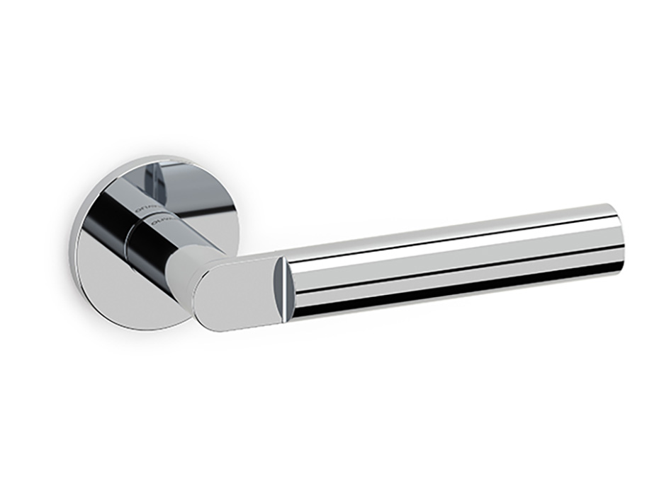 Дверная ручка на круглой розетке Olivari Lipstick CR полированный хром