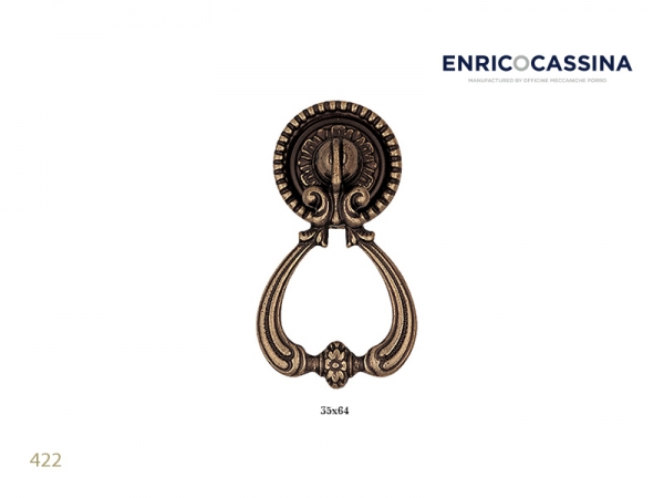 Мебельная ручка Enrico Cassina 422 матовая бронза
