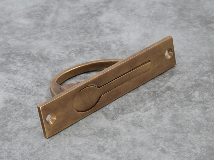 Торцевая ручка Frank Allart 4377 матовая бронза