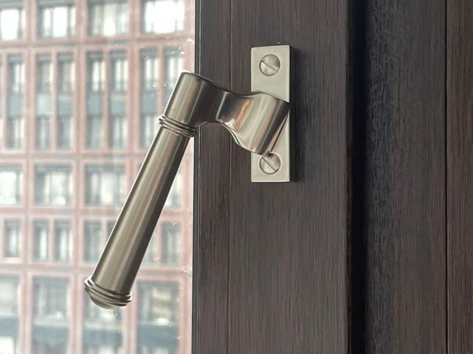 Оконная ручка Frank Allart 0306SN матовый никель